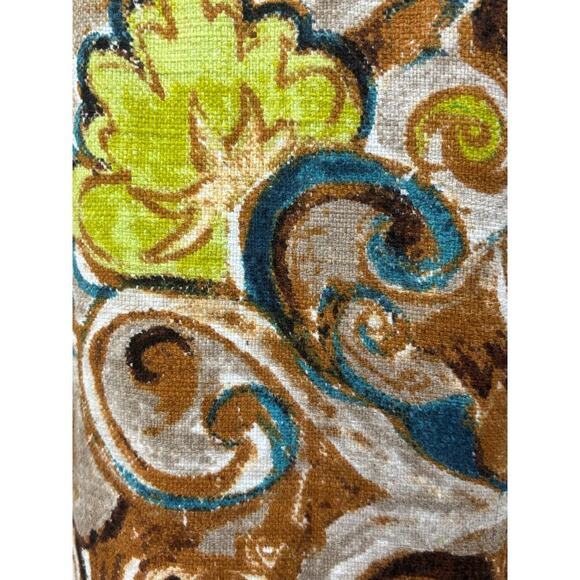 Chico's brown/tan cotton tapestry Jacket, 70s inspired, eclectic, statement - Picture 5 of 6